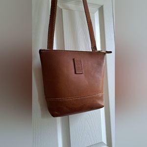 Portland Leather Goods Festival crossbody honey